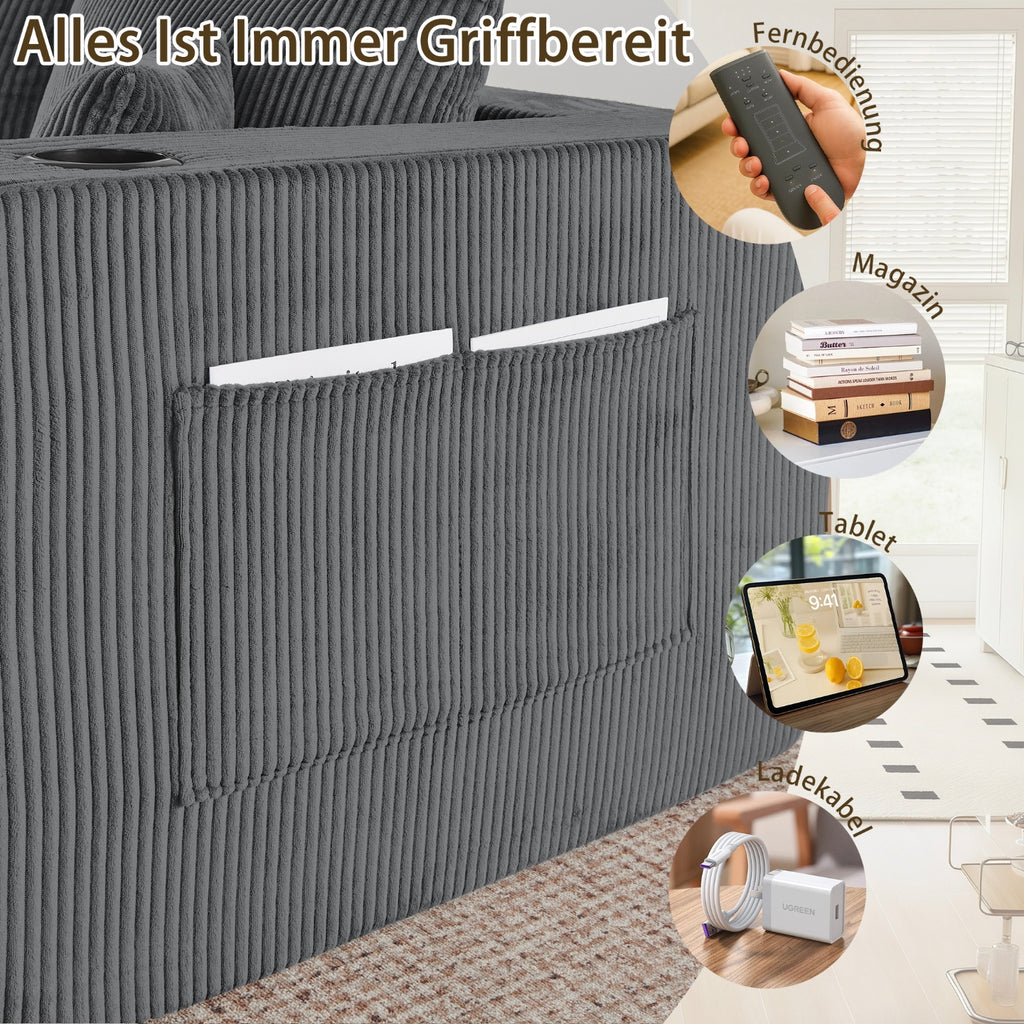 🛋️ Sofá modular modelo Titan de alta calidad con espuma 55D – Confort superior y gran resistencia