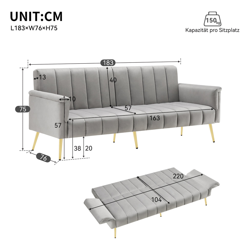 🛋️ Sofá cama Modelo LINEA SOFT BED
