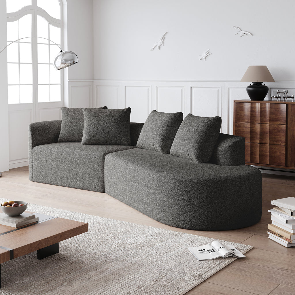 Sofá Modular Modelo TBO Exclusive,  diseño único y premium con espuma de alta densidad 55D HR y chenilla Bélga
