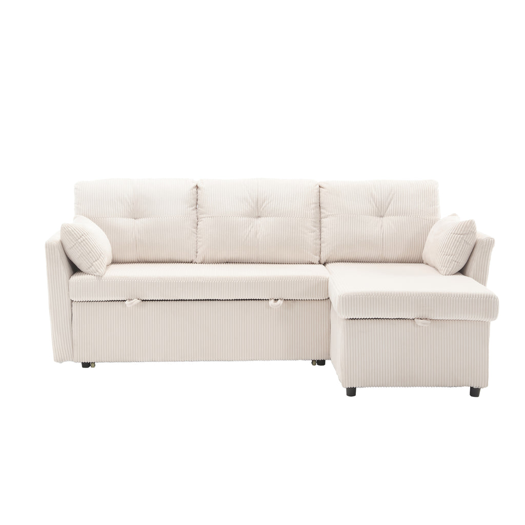 Sofá cama con chaise longue modelo Neo long