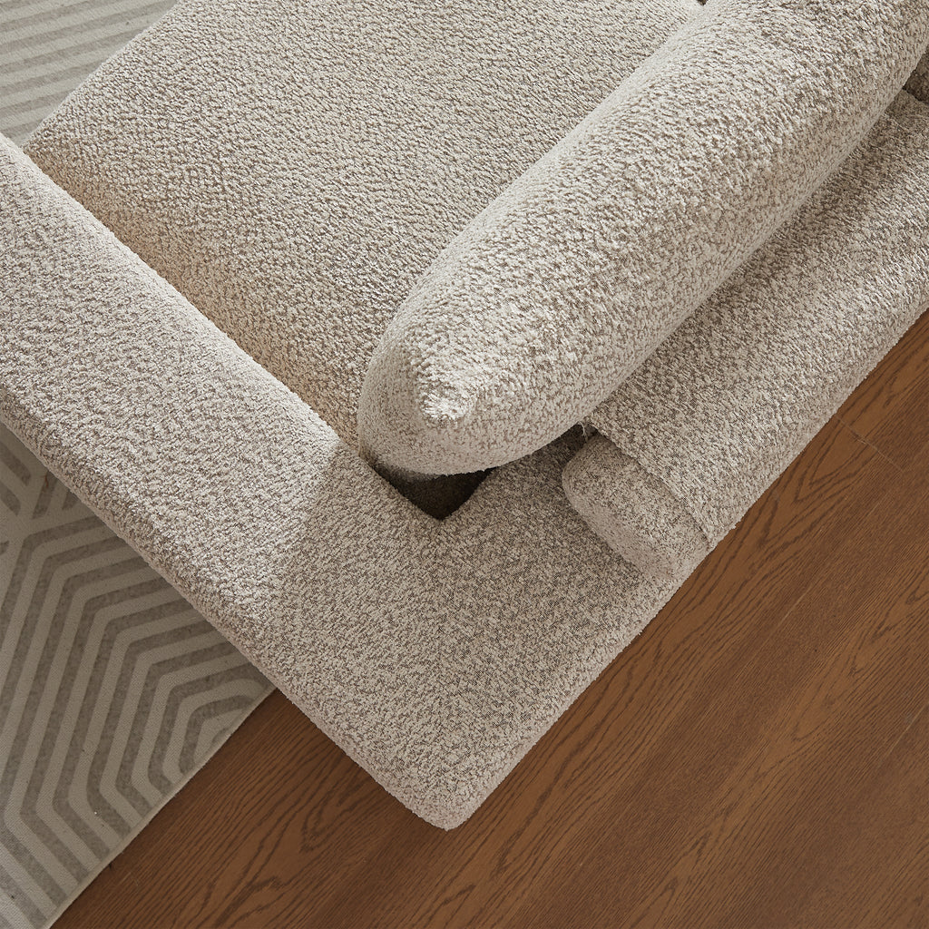 Sofá modular de diseño Nuvola Luxe. en chenilla premium y espuma de alta densidad 55D HR
