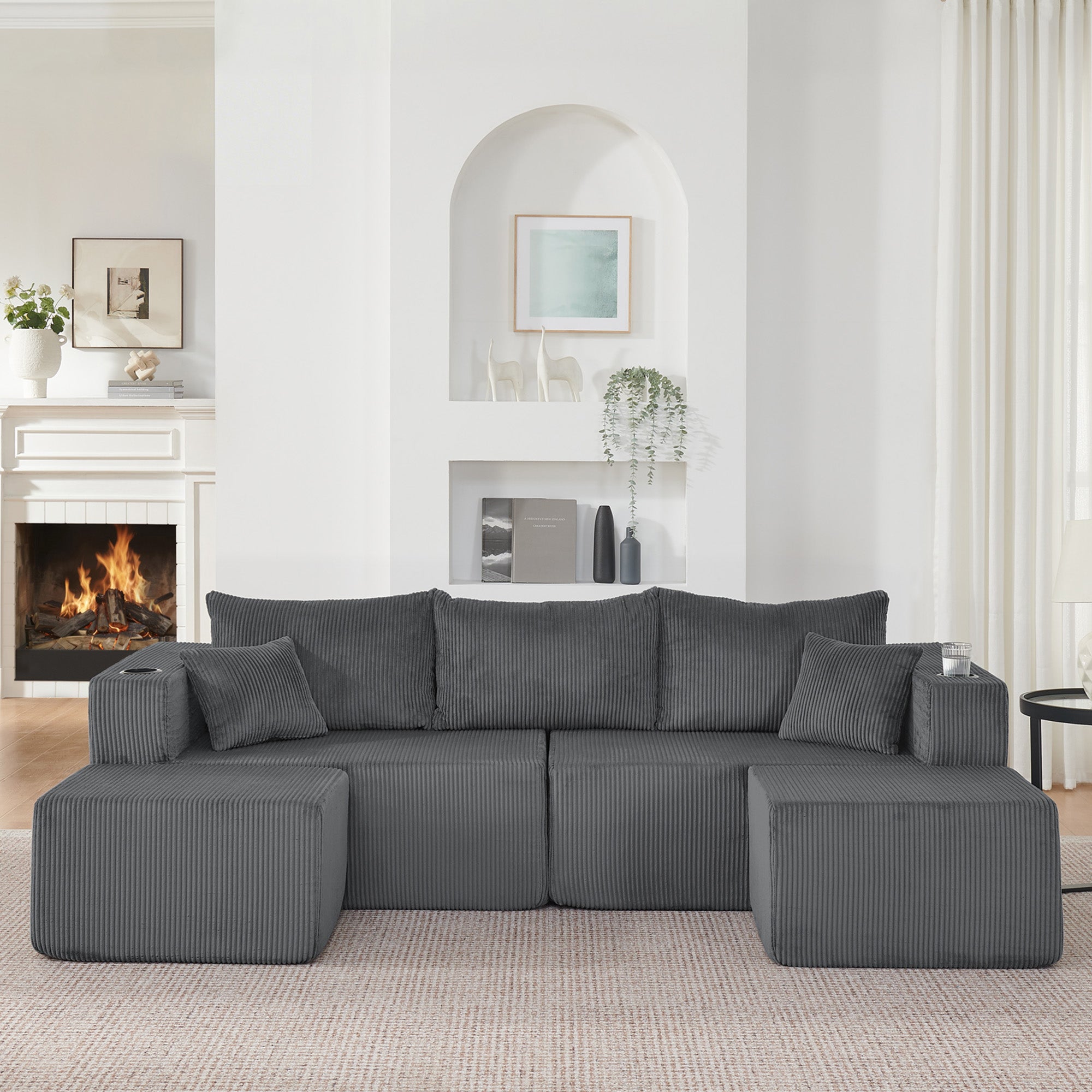 🛋️ Sofá modular modelo Titan de alta calidad con espuma 55D – Confort superior y gran resistencia