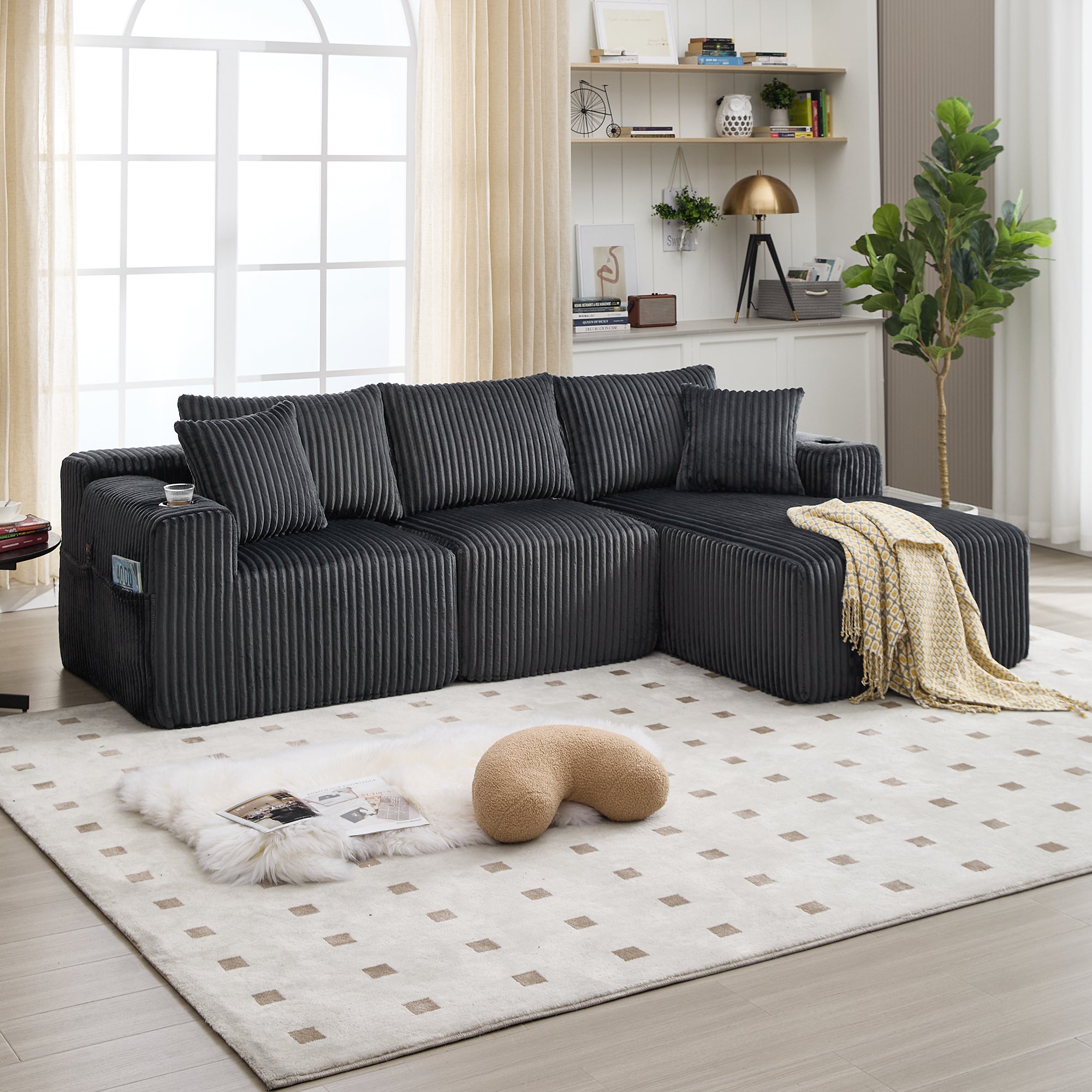 Sofá modular premium  Velvet-Tech 55D  La Ingeniería del Descanso Definitivo