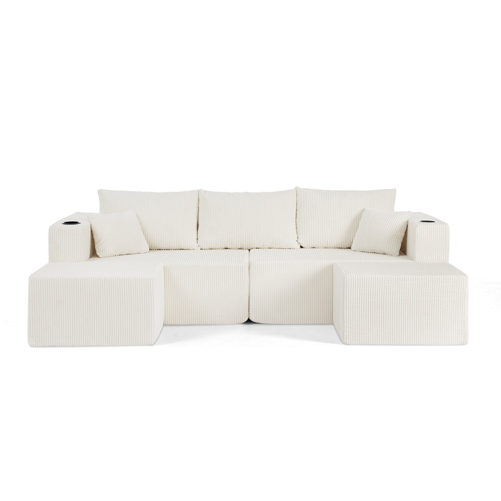 🛋️ Sofá modular modelo Titan de alta calidad con espuma 55D – Confort superior y gran resistencia