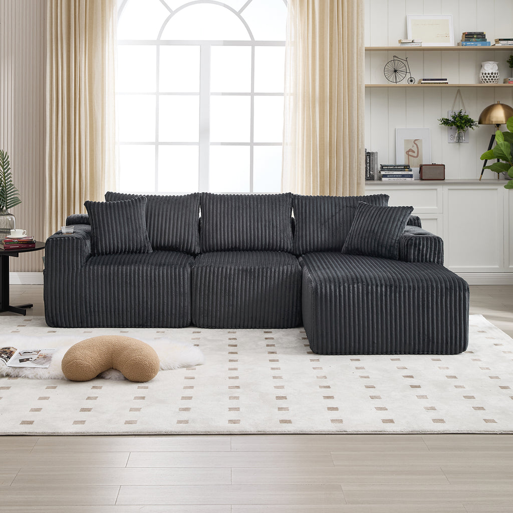 Sofá modular premium  Velvet-Tech 55D  La Ingeniería del Descanso Definitivo