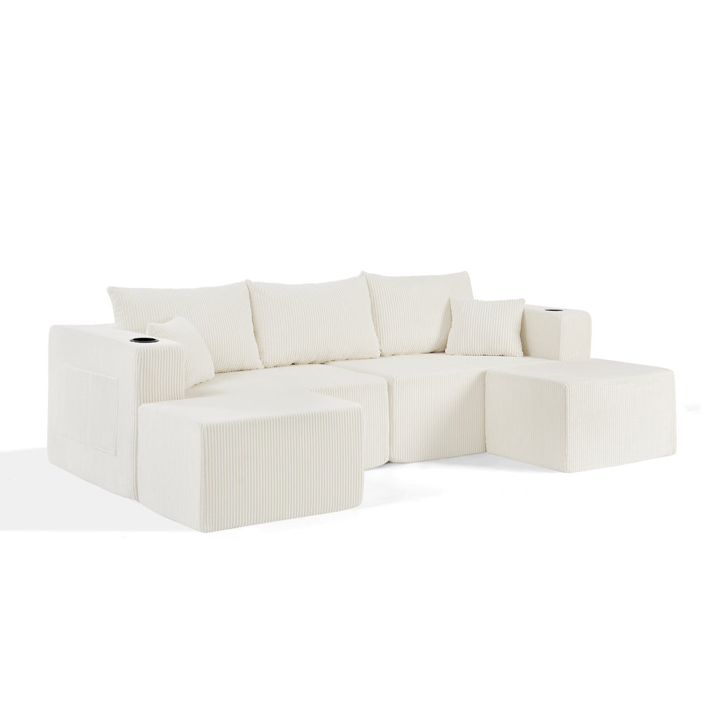 🛋️ Sofá modular modelo Titan de alta calidad con espuma 55D – Confort superior y gran resistencia