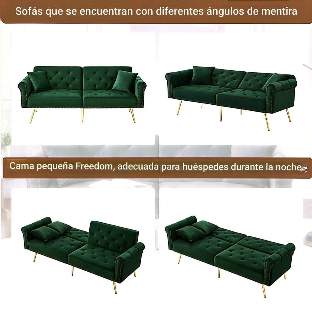 Sofá Cama Nord-Confort: Elegancia Neoclásica y Versatilidad Total