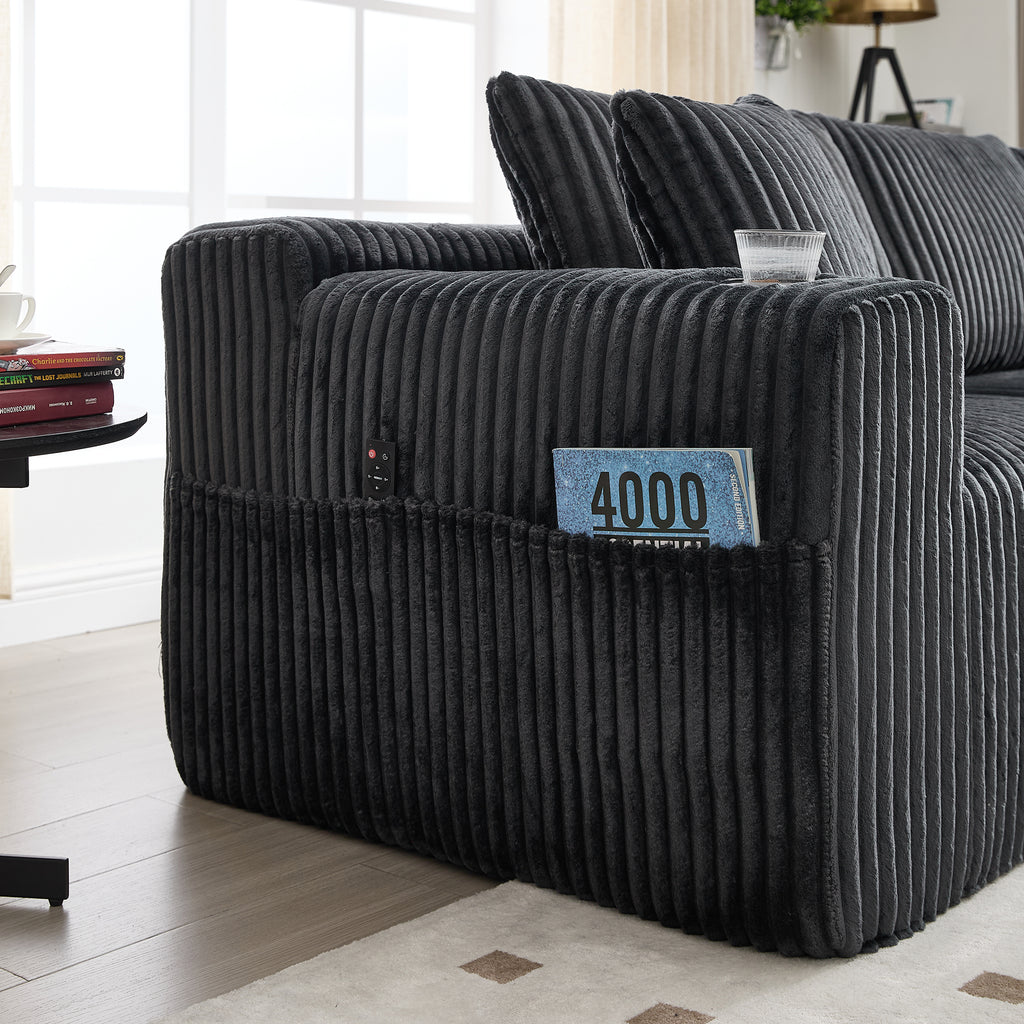 Sofá modular premium  Velvet-Tech 55D  La Ingeniería del Descanso Definitivo