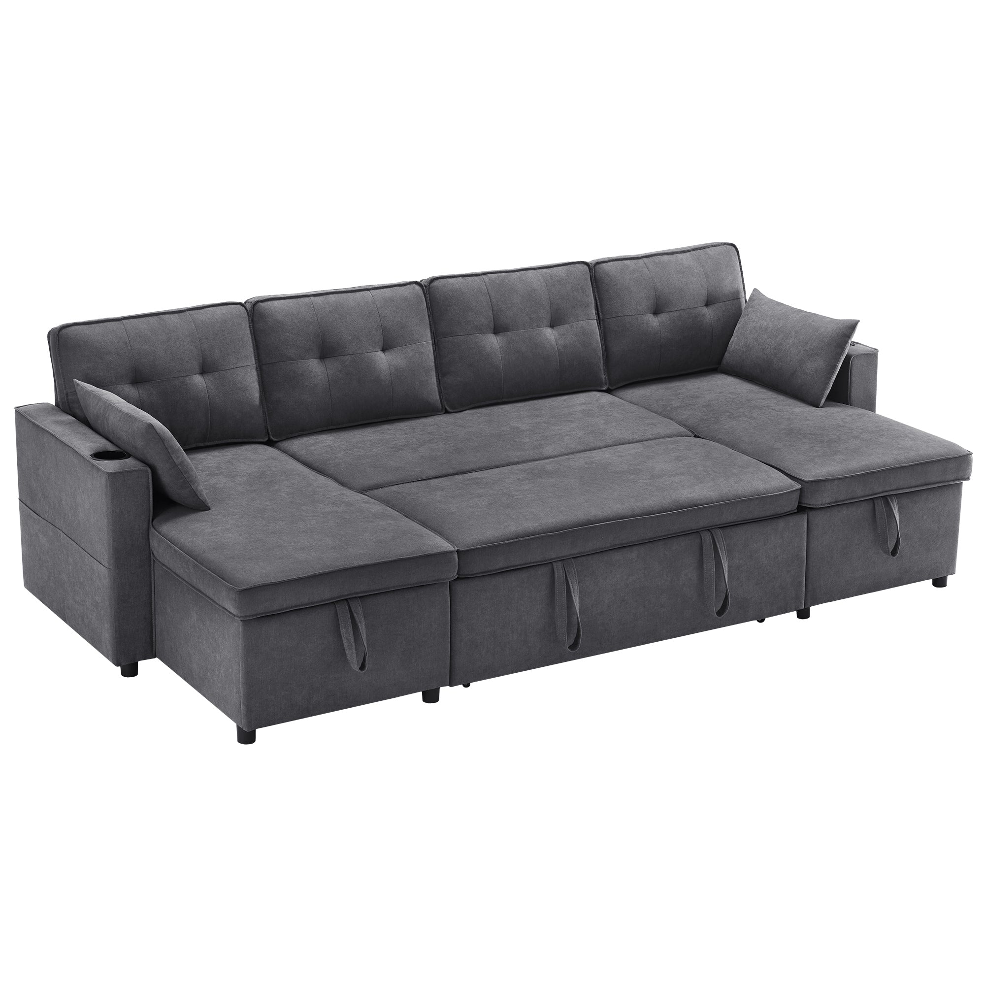 Sofa Cama Panorámico Modular en "U": El Rey del Confort y el Lujo Europeo