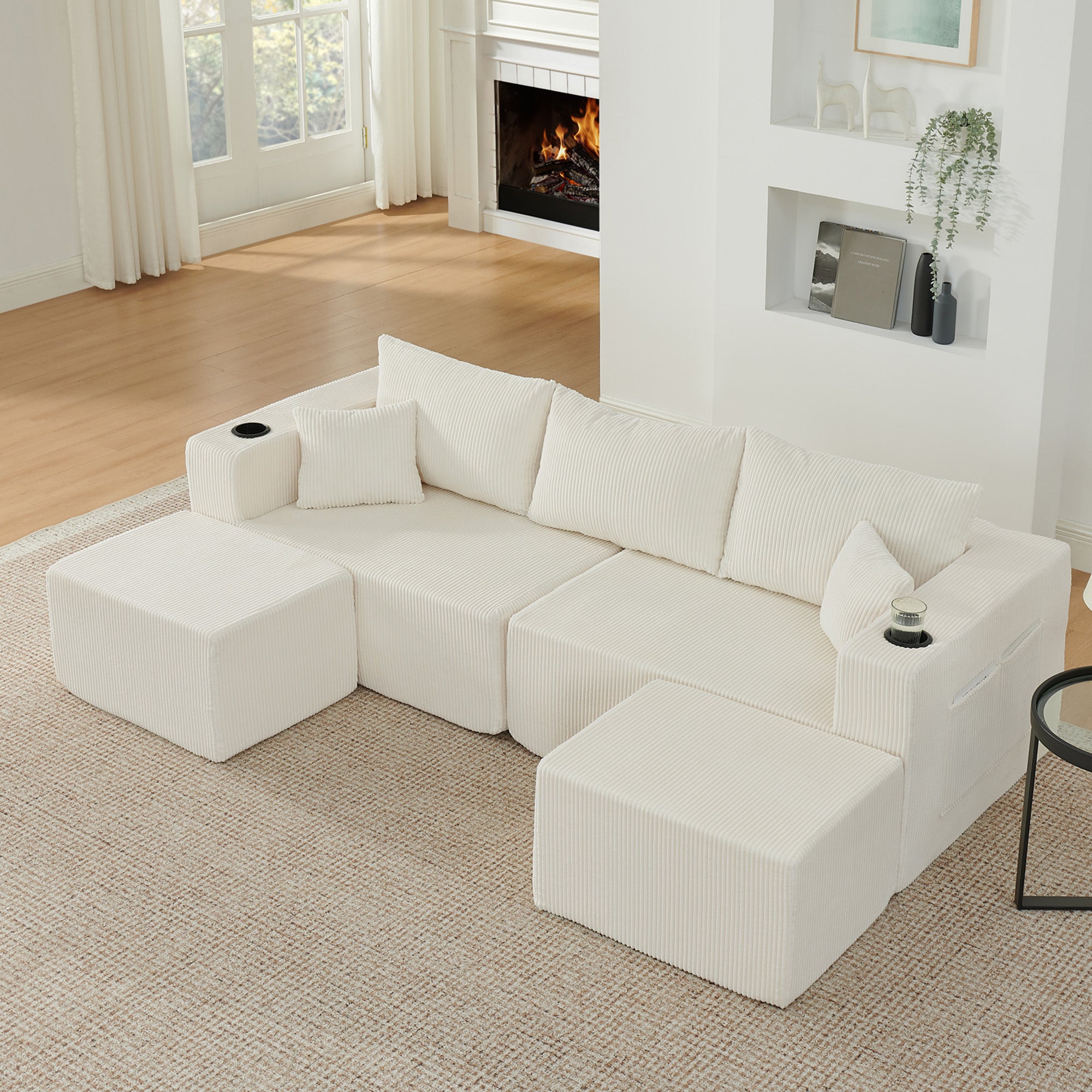 🛋️ Sofá modular modelo Titan de alta calidad con espuma 55D – Confort superior y gran resistencia