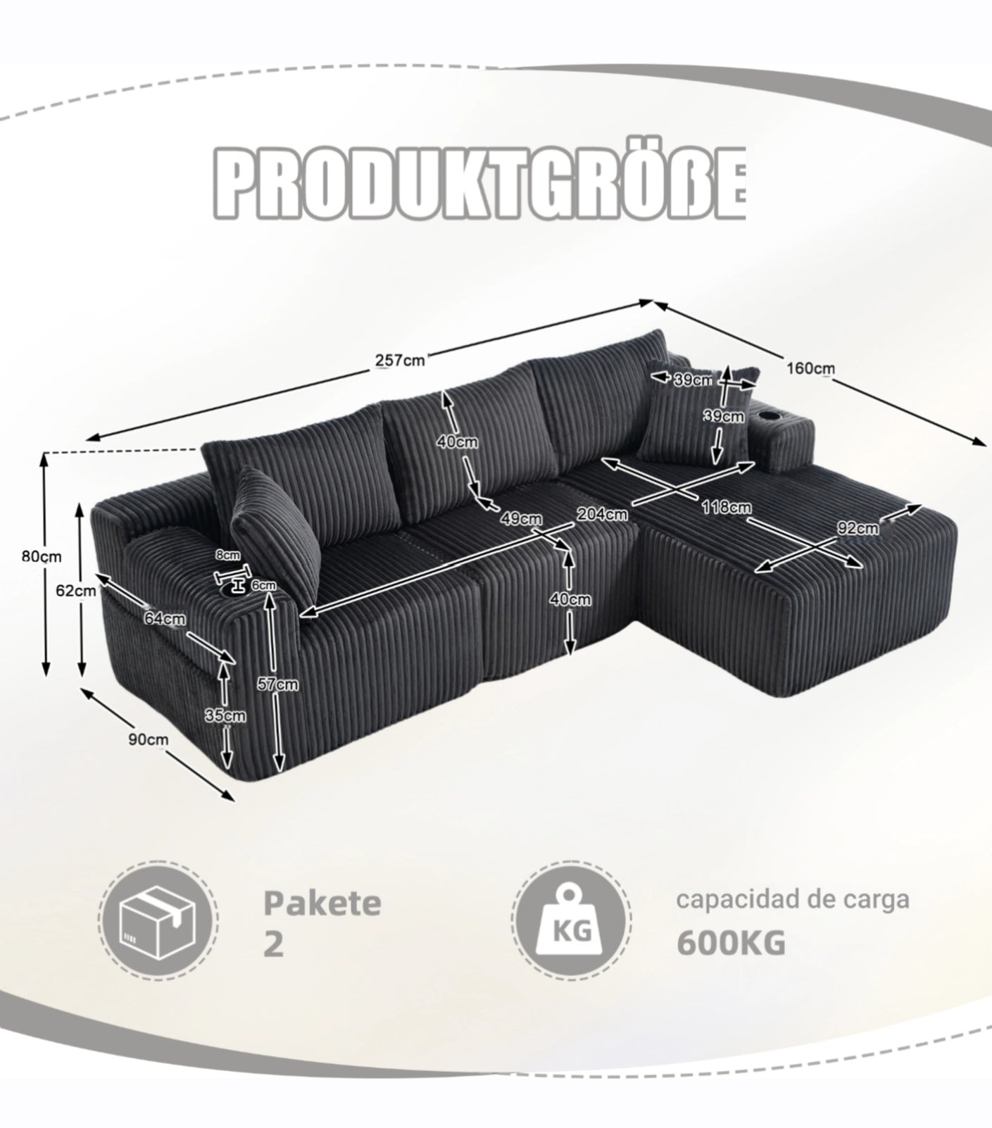 Sofá modular premium  Velvet-Tech 55D  La Ingeniería del Descanso Definitivo