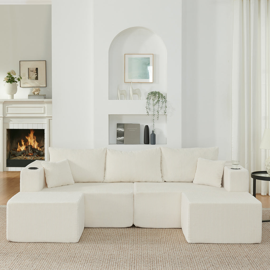 🛋️ Sofá modular modelo Titan de alta calidad con espuma 55D – Confort superior y gran resistencia