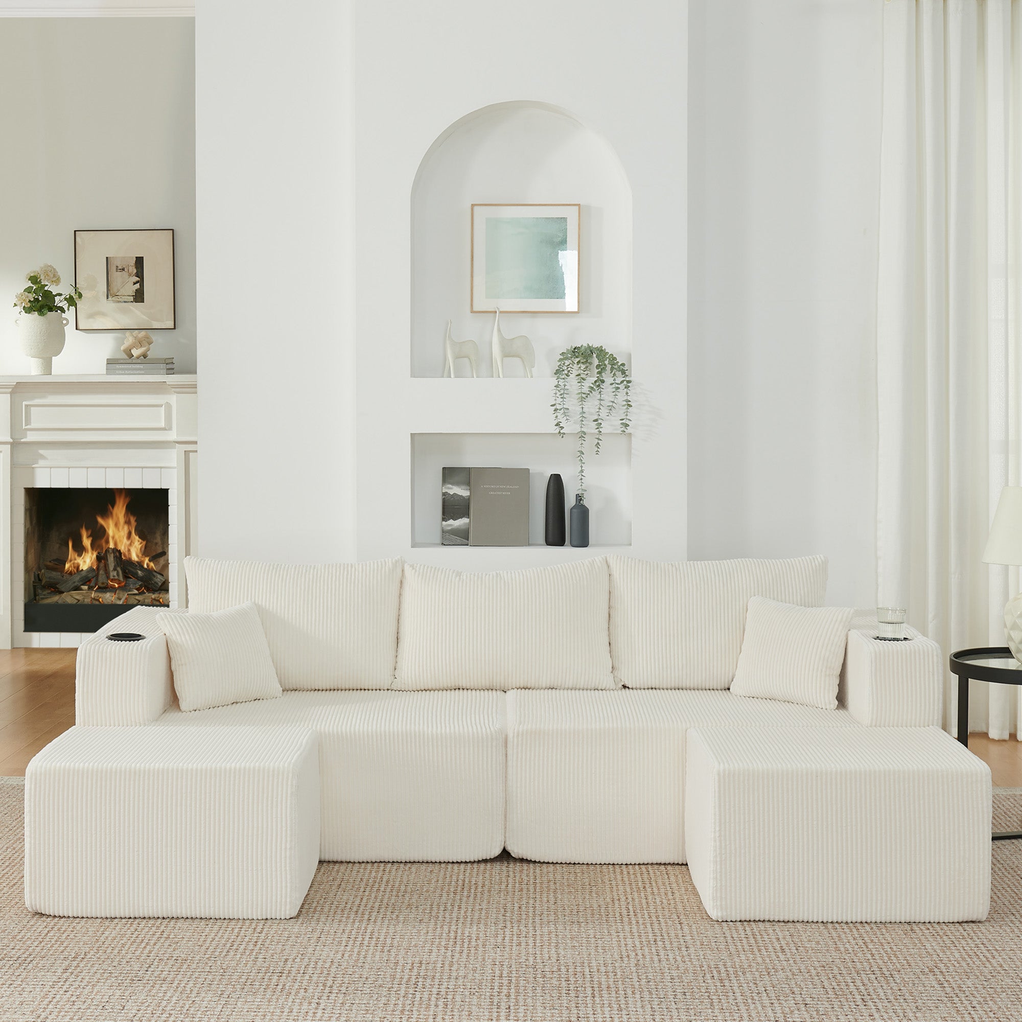 🛋️ Sofá modular modelo Titan de alta calidad con espuma 55D – Confort superior y gran resistencia