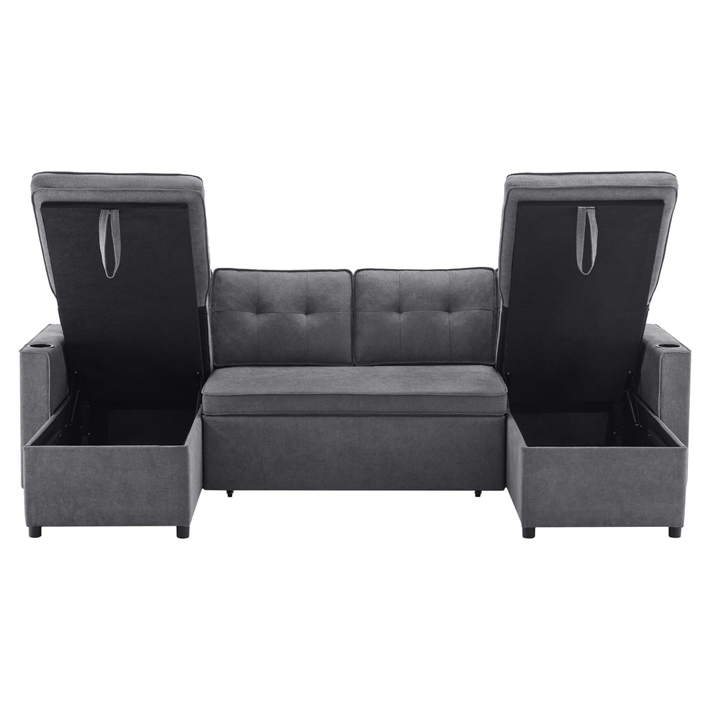 Sofa Cama Panorámico Modular en "U": El Rey del Confort y el Lujo Europeo