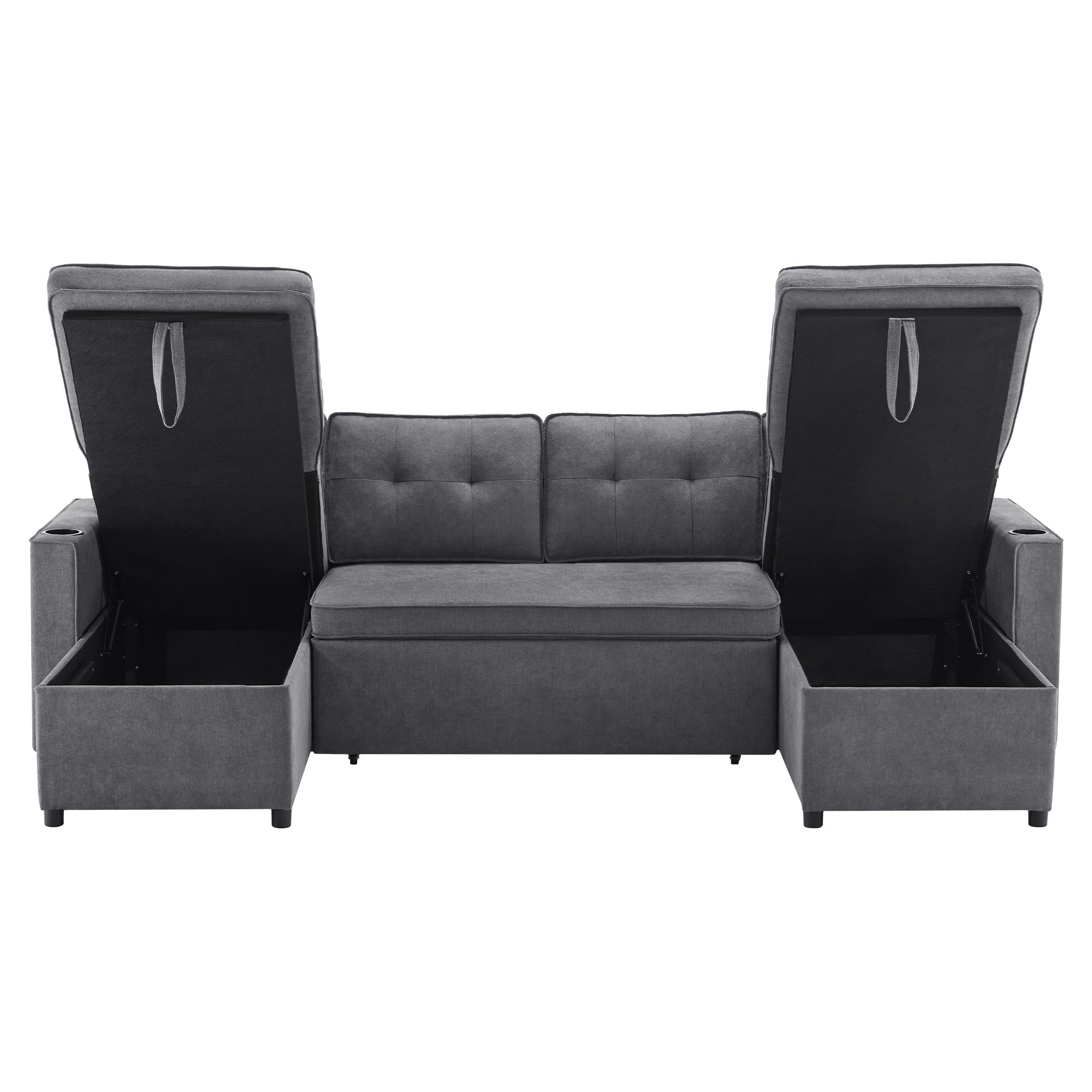 Sofa Cama Panorámico Modular en "U": El Rey del Confort y el Lujo Europeo