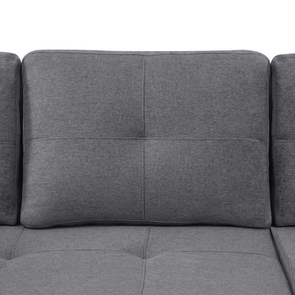 Sofá Cama Modular Multifuncional con Chaise Longue Reversible