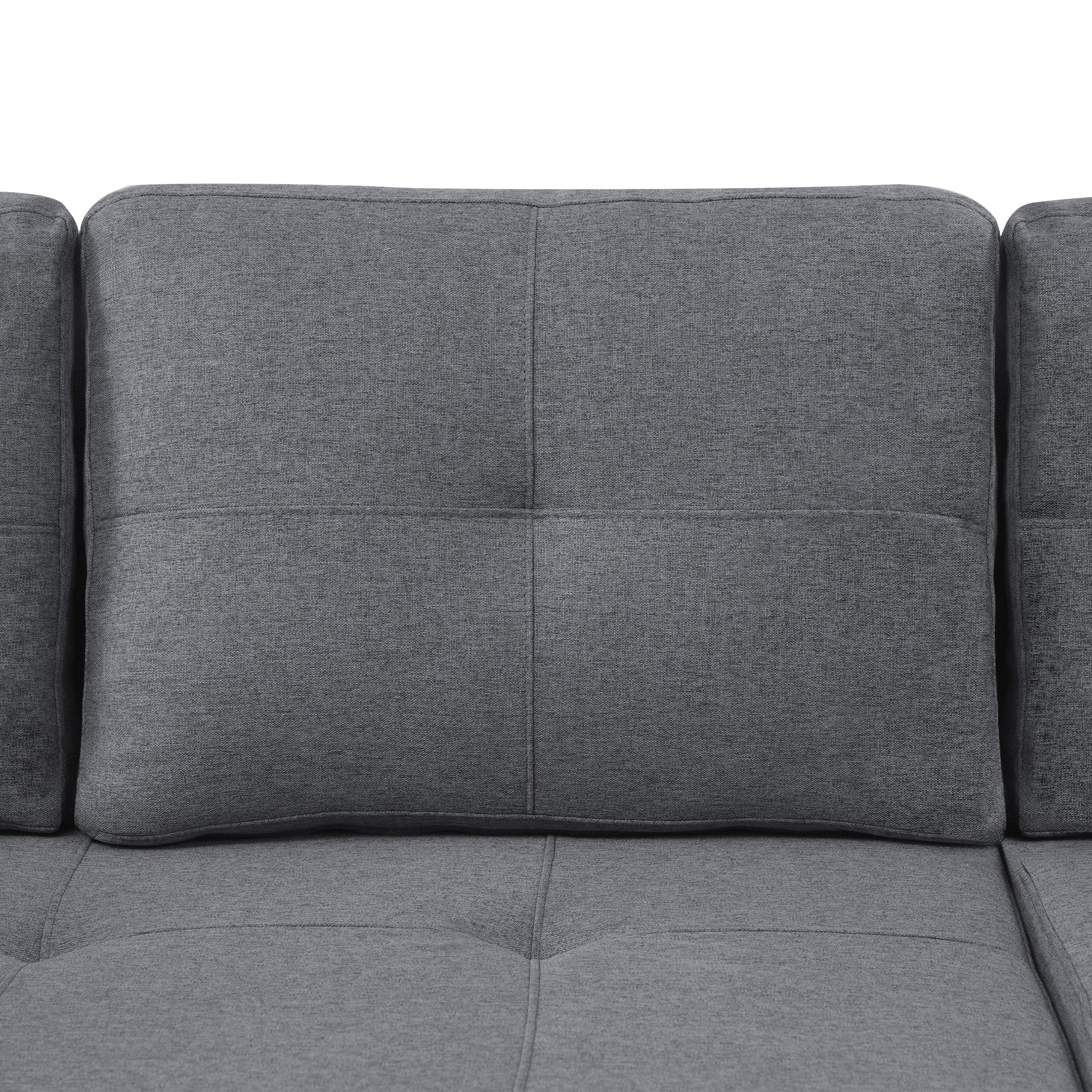 Sofá Cama Modular Multifuncional con Chaise Longue Reversible