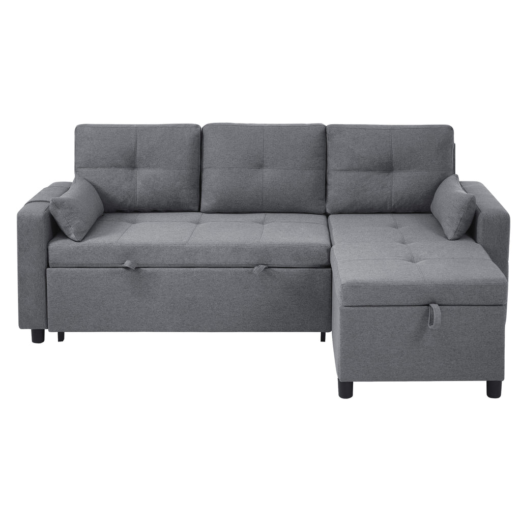 Sofá Cama Modular Multifuncional con Chaise Longue Reversible