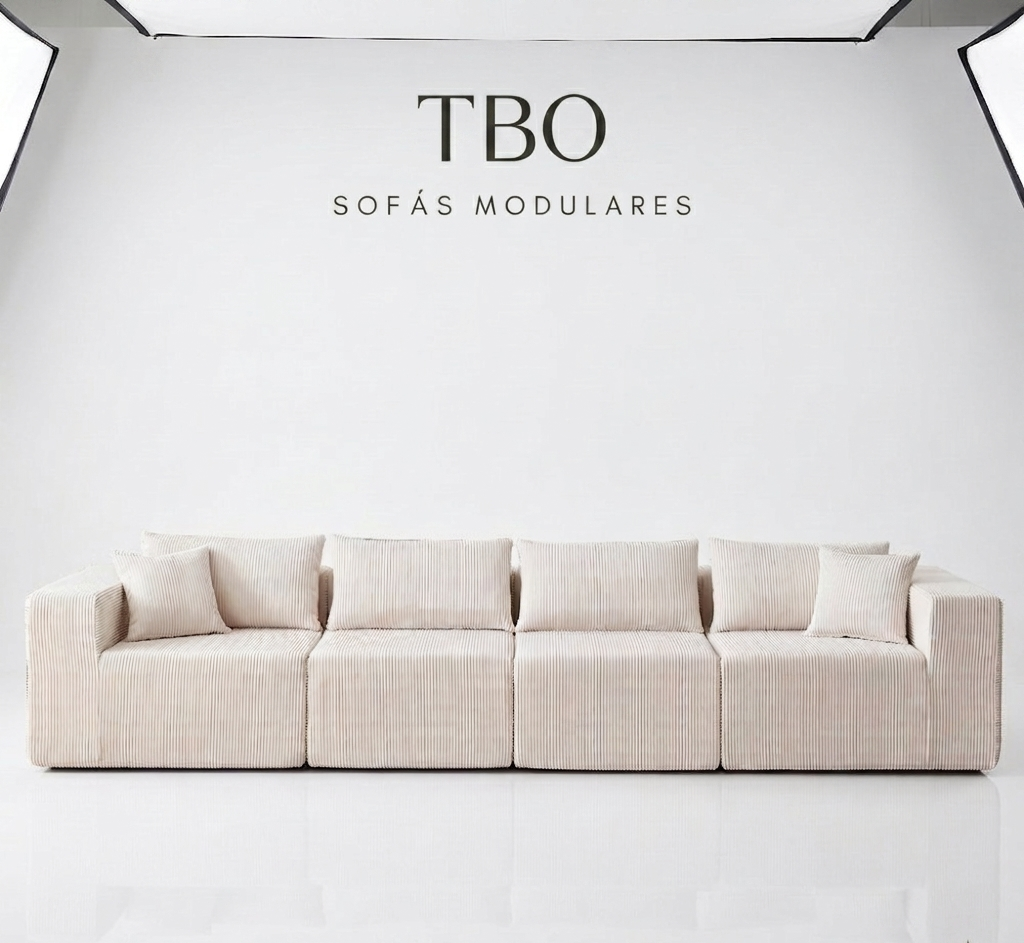 Sofá modular premium modelo milano modular con espuma de alta densidad 55D HR