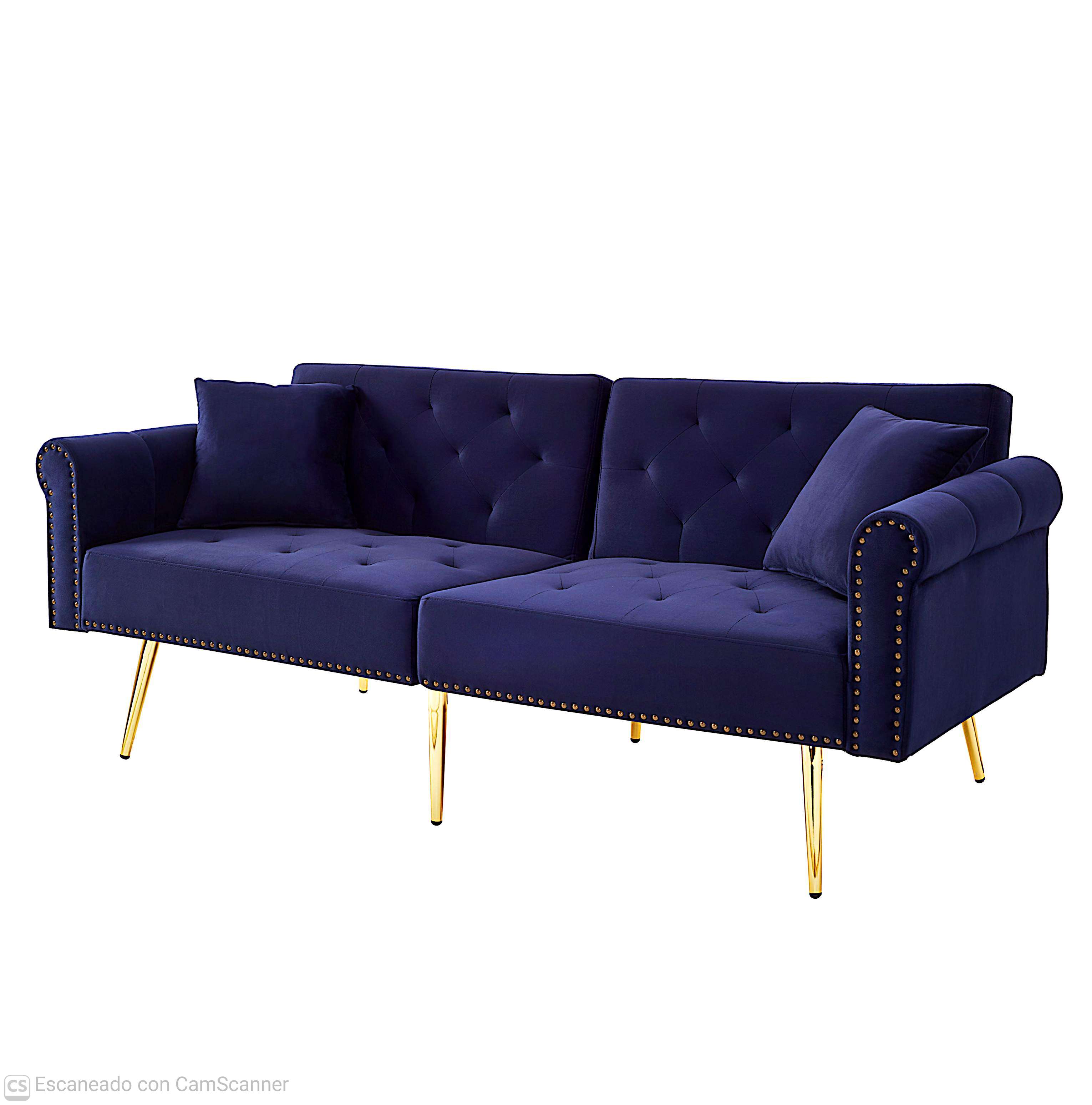 Sofá Cama Nord-Confort: Elegancia Neoclásica y Versatilidad Total