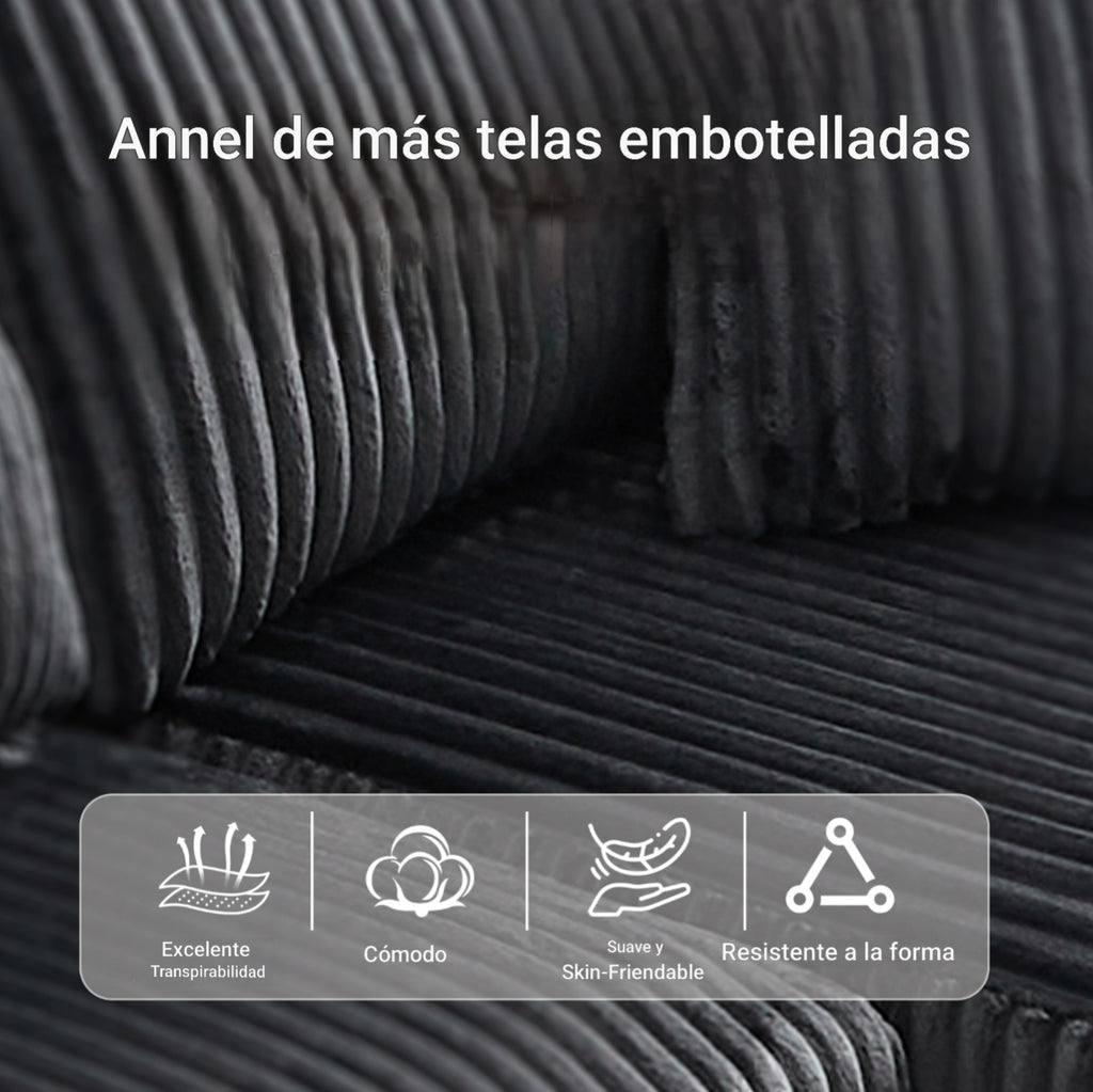 Sofá modular premium  Velvet-Tech 55D  La Ingeniería del Descanso Definitivo